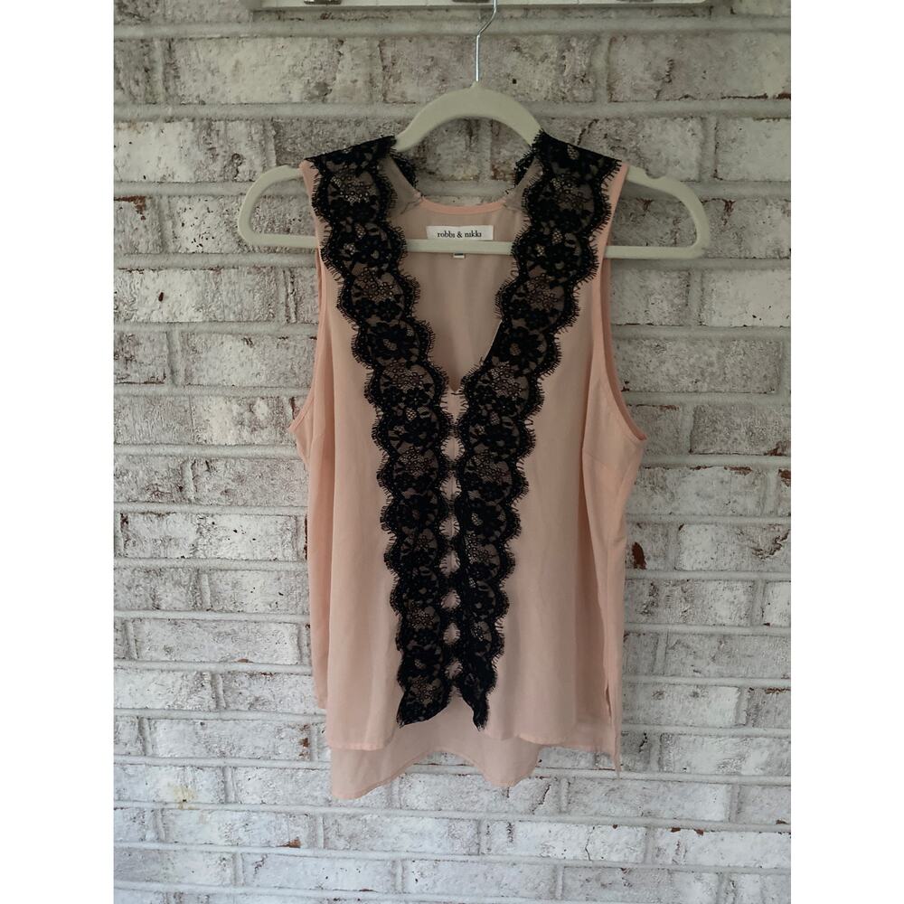 robbi & nikki Women's Sleeveless Blouse Size Small